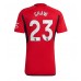 Tanie Strój piłkarski Manchester United Luke Shaw #23 Koszulka Podstawowej 2023-24 Krótkie Rękawy